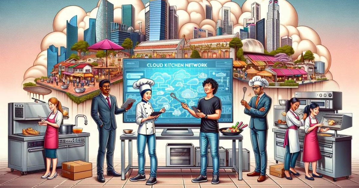 在新加坡建立云厨房网络业务