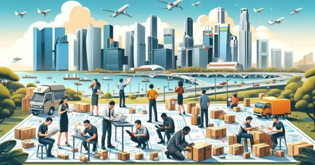 Menetapkan Perniagaan Kurier di Singapura