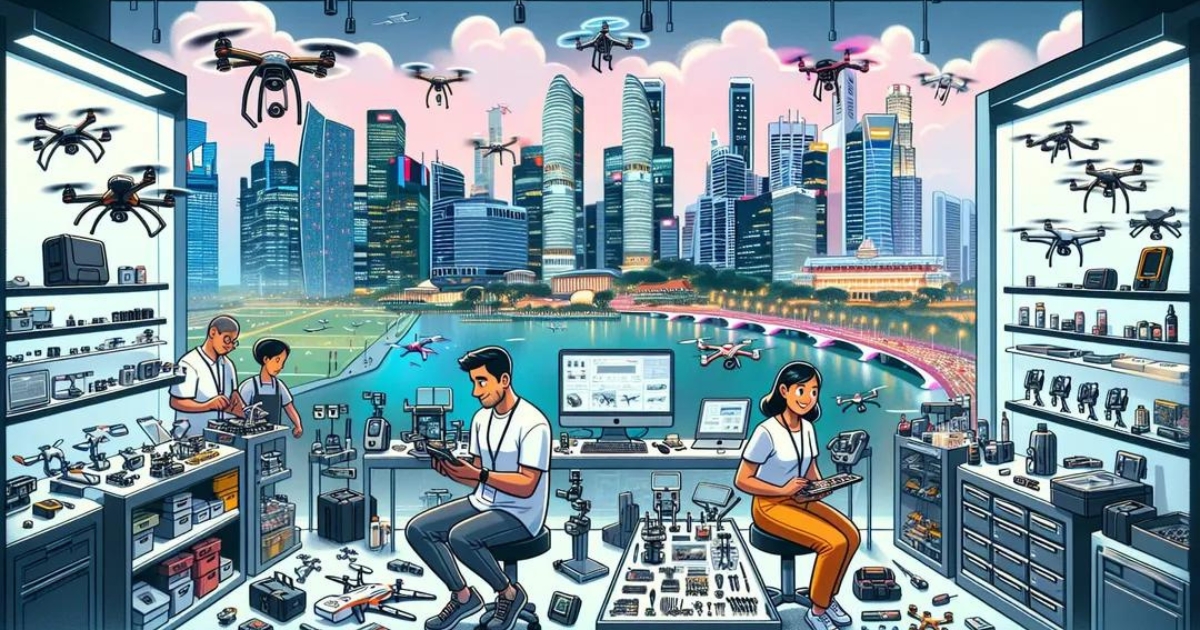 Thiết lập Doanh Nghiệp Chụp Ảnh Drone tại Singapore