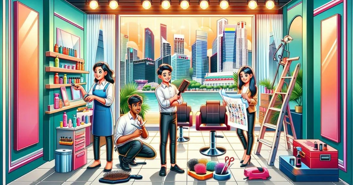 Thiết lập Kinh doanh Tiệm Tóc tại Singapore
