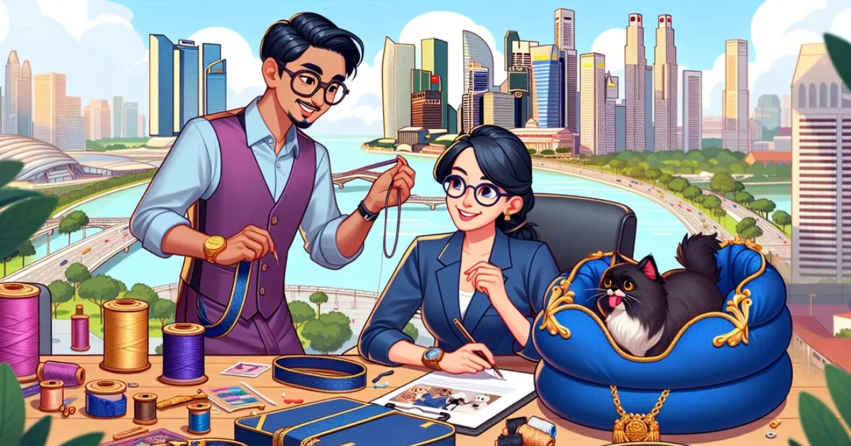 在新加坡建立奢华宠物配件品牌业务