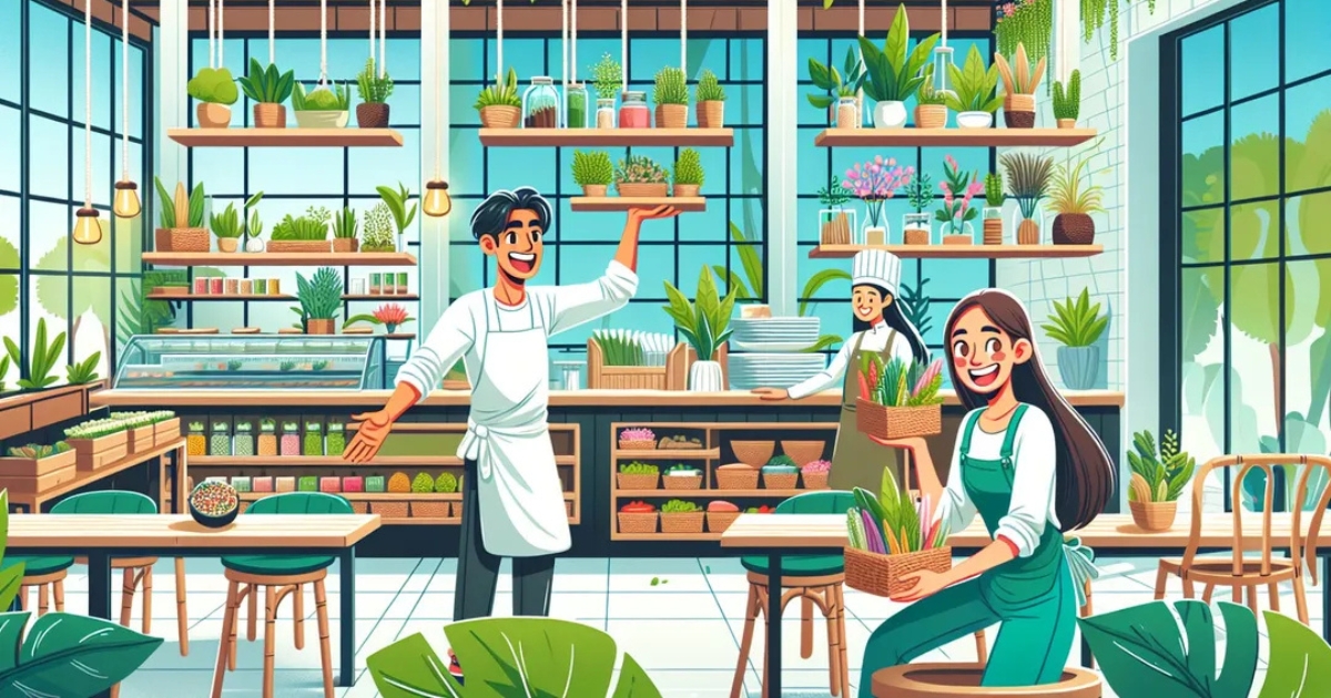 在新加坡开设素食餐厅业务